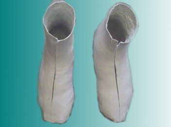botines para realizar el molde de las plantillas