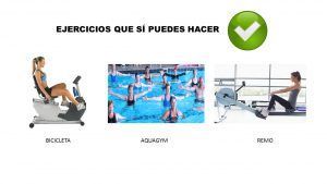 ejercicios para prótesis de cadera
